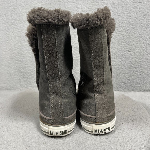 Converse All Star CT Beverly Womens Size 7 Gray Mid Calf Winter Boots 525941C - Picture 5 of 12